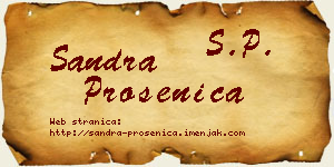 Sandra Prosenica vizit kartica